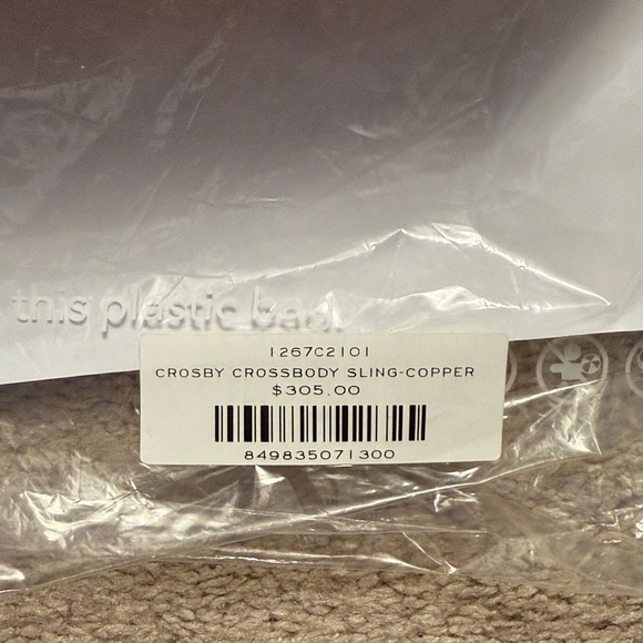 MZ Wallace Metallic Copper Crosby Crossbody Sling - Picture 2 of 4